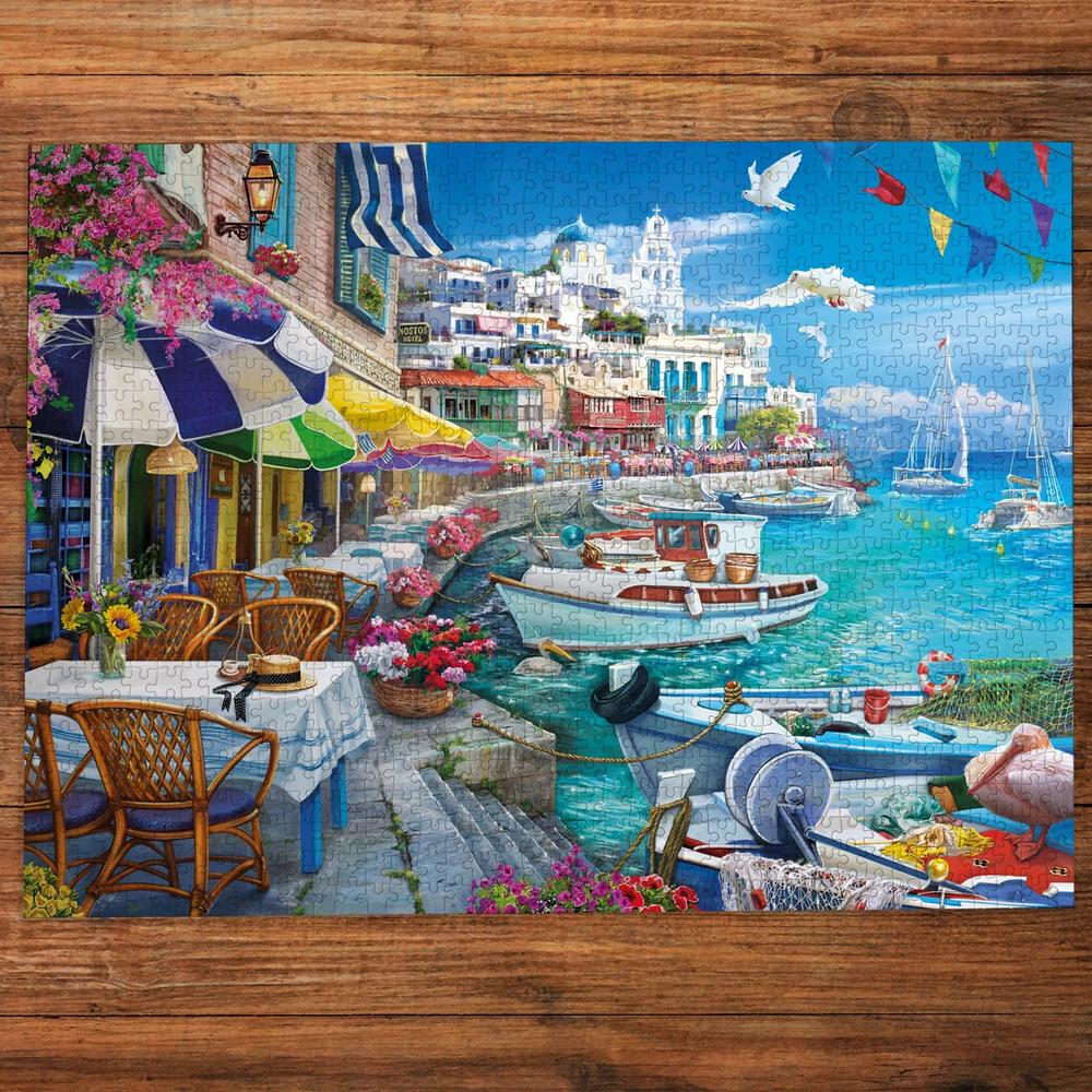 Gibsons: Sun Over the White Harbour Puzzle (1000 Pieces)_2