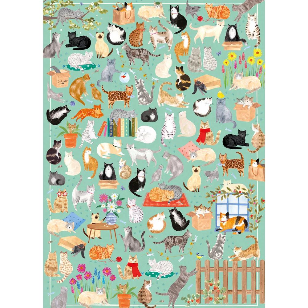 The Art File: It's a Cat's Life Puzzle (1000 Pieces)_4