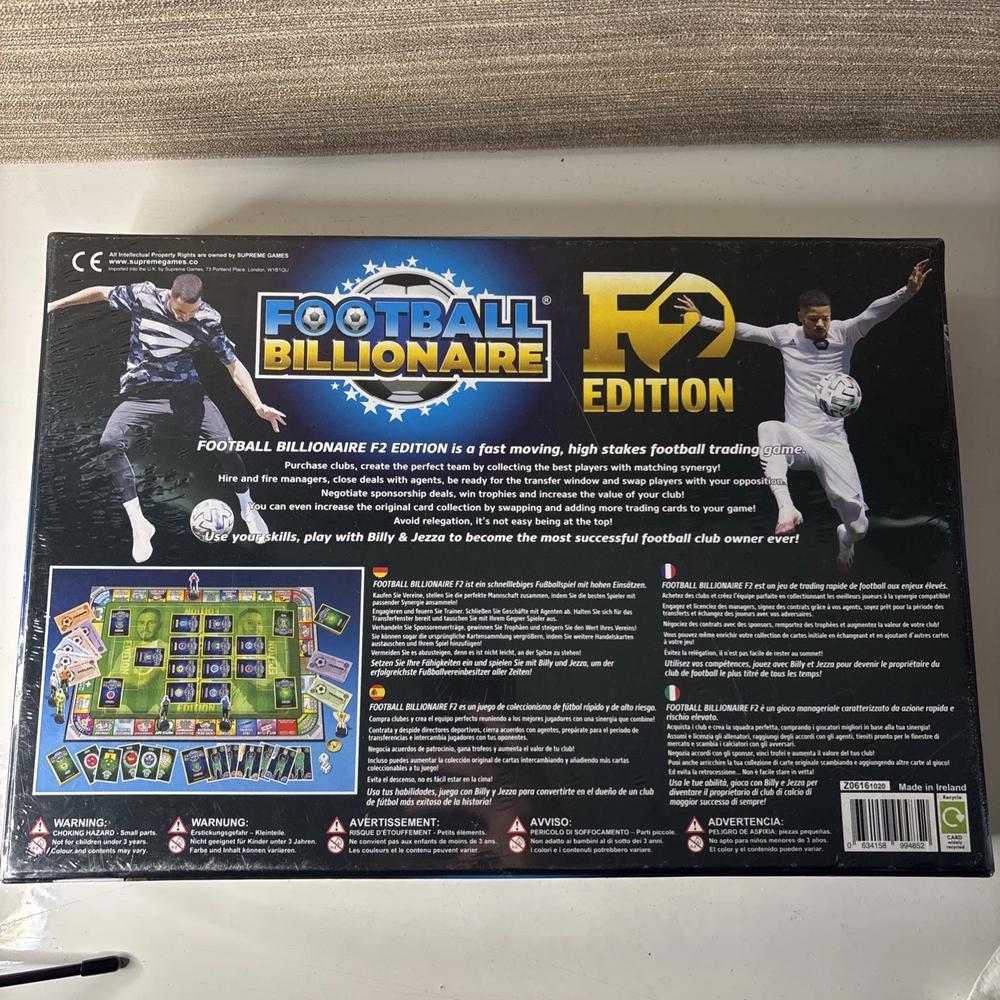 Football Billionaire F2 Edition Board Game_1