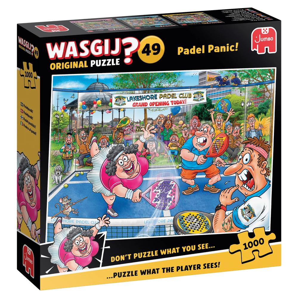Wasjig Original 49 Padel Panic! 1000 Piece Puzzle