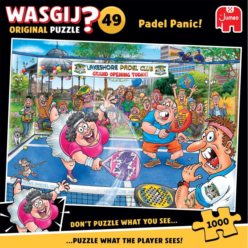 Wasjig Original 49 Padel Panic! 1000 Piece Puzzle