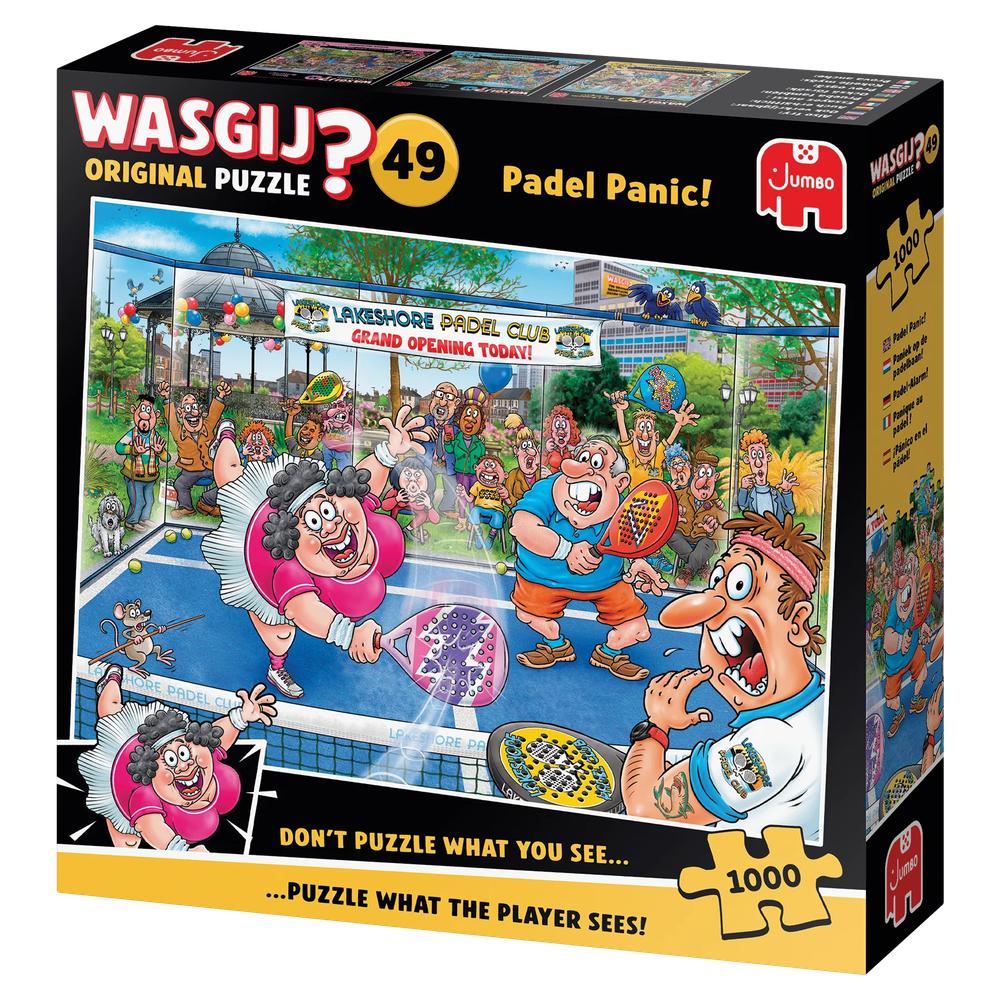 Wasjig Original 49 Padel Panic! 1000 Piece Puzzle