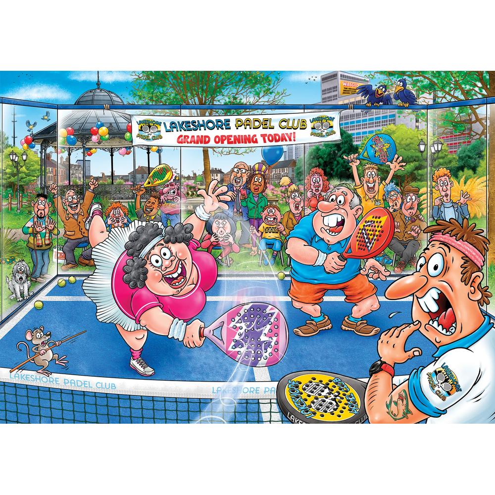 Wasjig Original 49 Padel Panic! 1000 Piece Puzzle