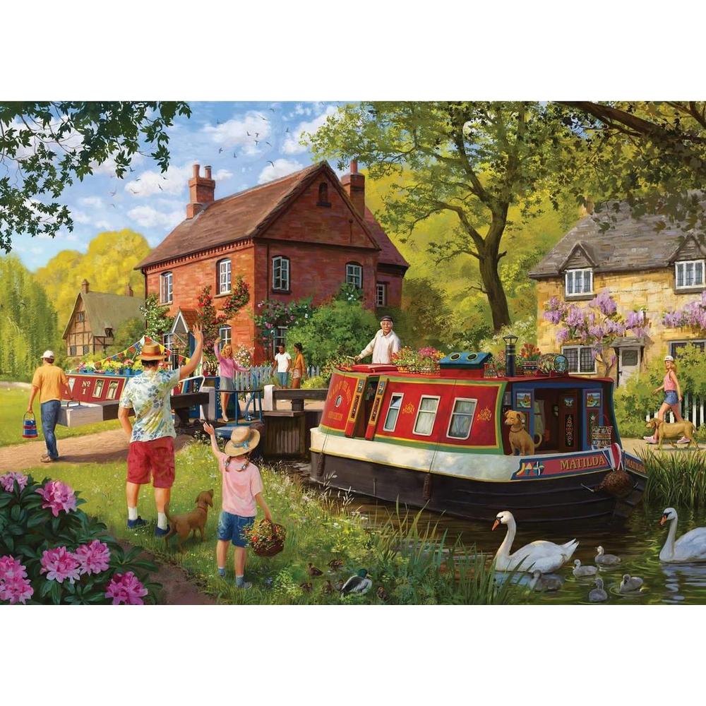 Falcon Countryside Locks 1000 Piece Puzzle