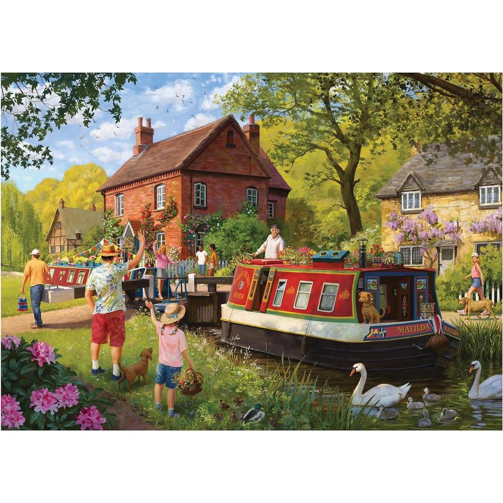 Falcon Countryside Locks 1000 Piece Puzzle