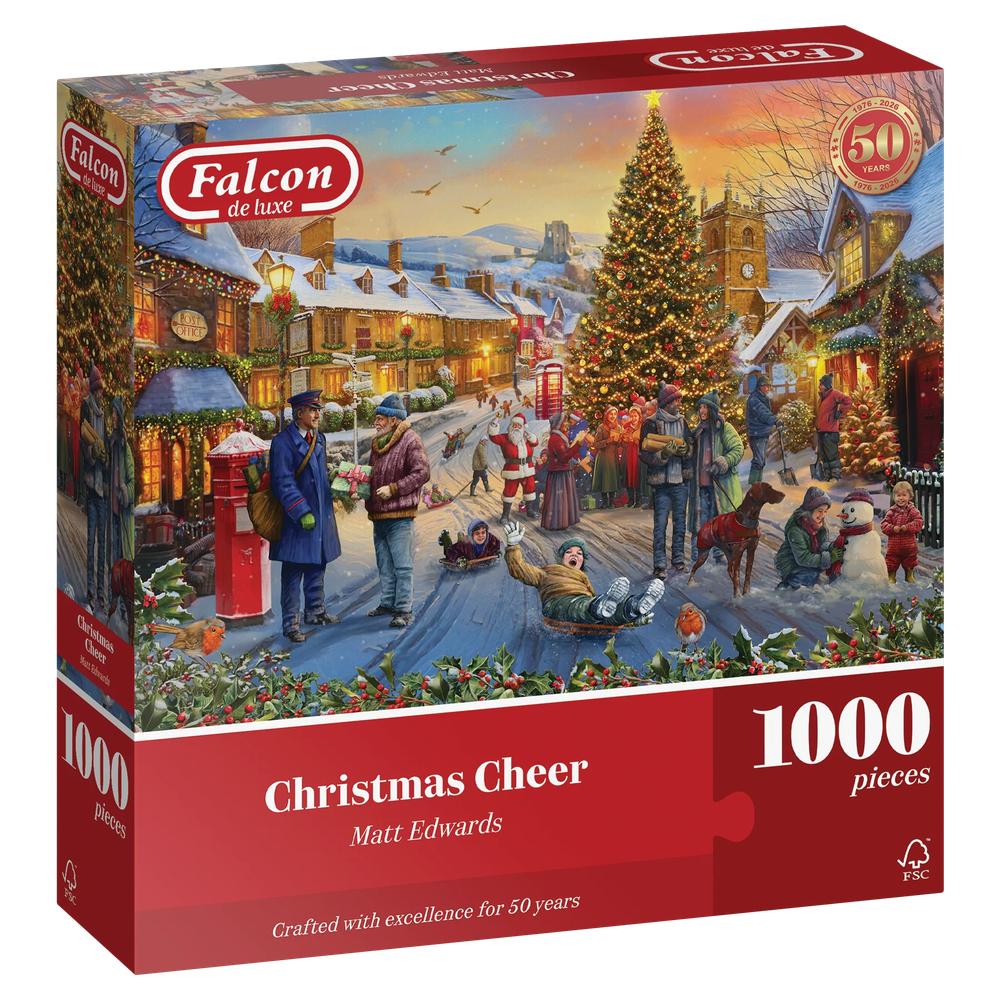 Falcon Christmas Cheer 1000 Piece Puzzle