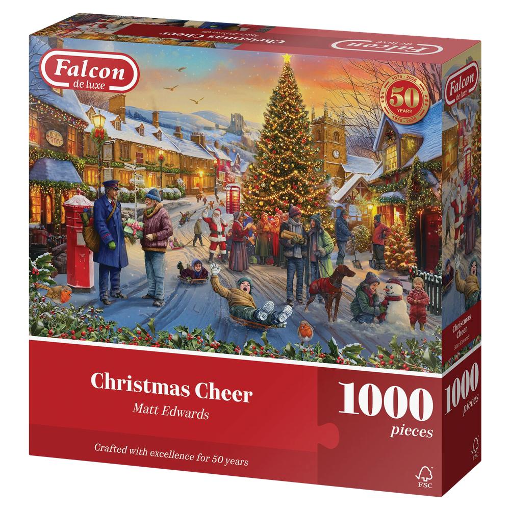 Falcon Christmas Cheer 1000 Piece Puzzle