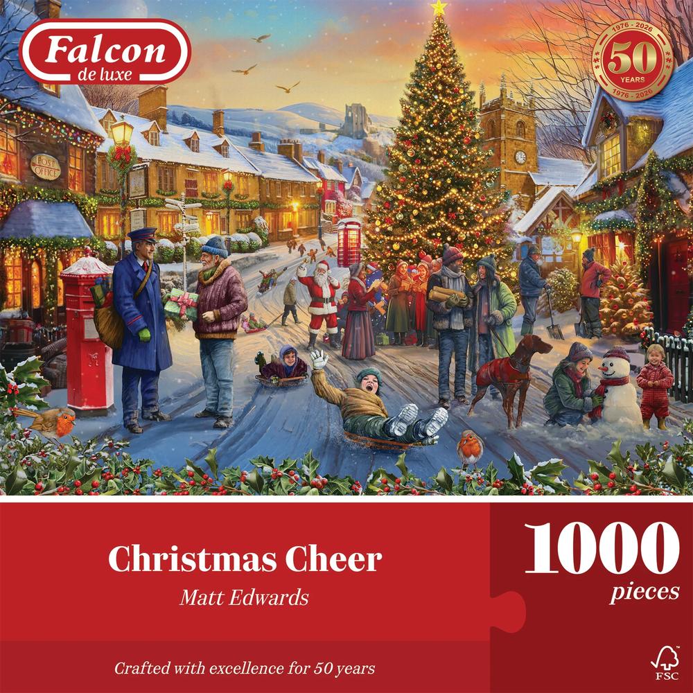 Falcon Christmas Cheer 1000 Piece Puzzle