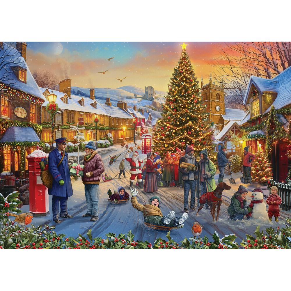 Falcon Christmas Cheer 1000 Piece Puzzle