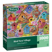 Falcon Birds Nest Village 1000 Piece Puzzle