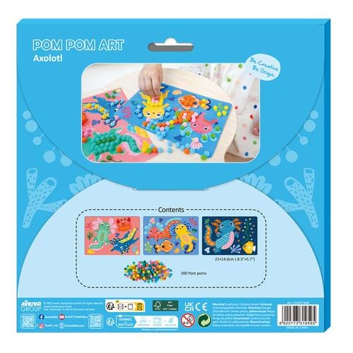Avenir Everyday Craft - Pom Pom Art Axolotl