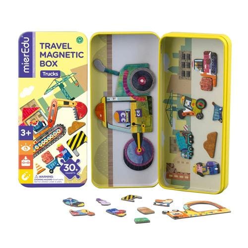 ME Magnetic Puzzle Tin - Trucks