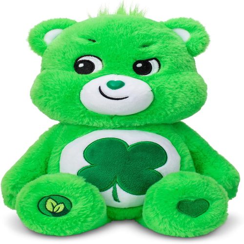 Care Bears 14" Medium Plush plus coin - Good Luck Bear