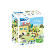 PLAYMOBIL 71656 JUNIOR: Farm Adventure with Tractor and Animal Friends