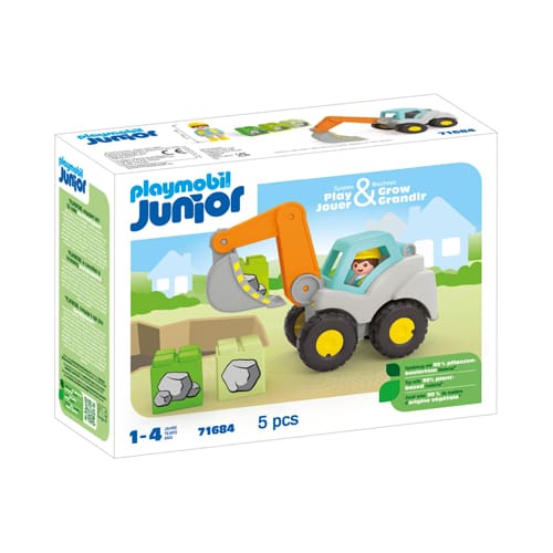 PLAYMOBIL 71684 JUNIOR: Shovel Excavator