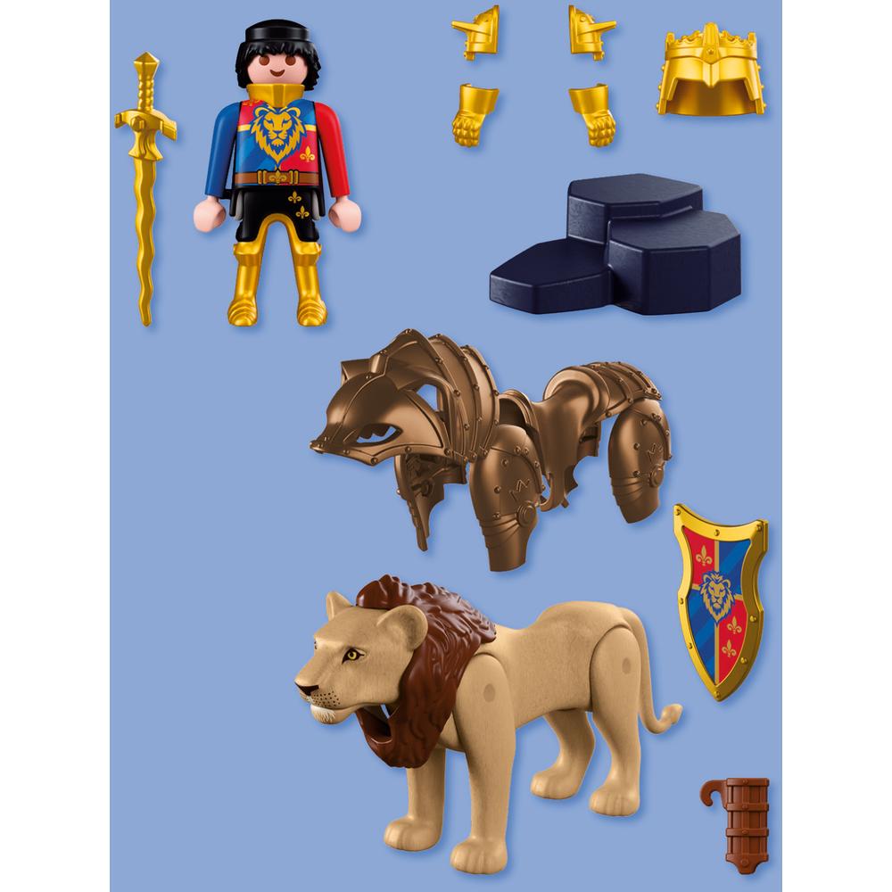 Playmobil: Lion with Golden Knight_1
