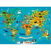 Animal World Map (150 XXL pieces)
