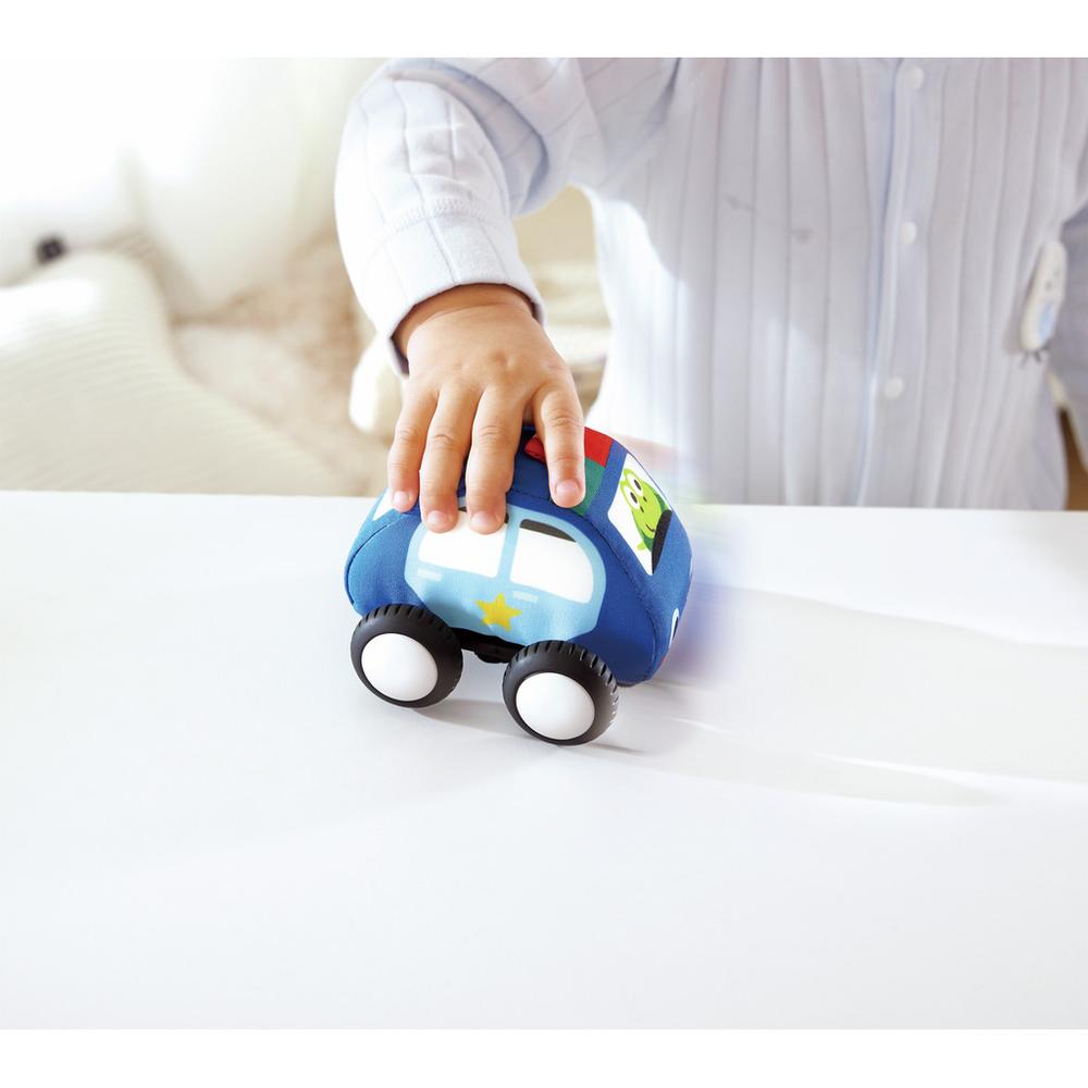 Hape Pull-Back Plush Car Set_4