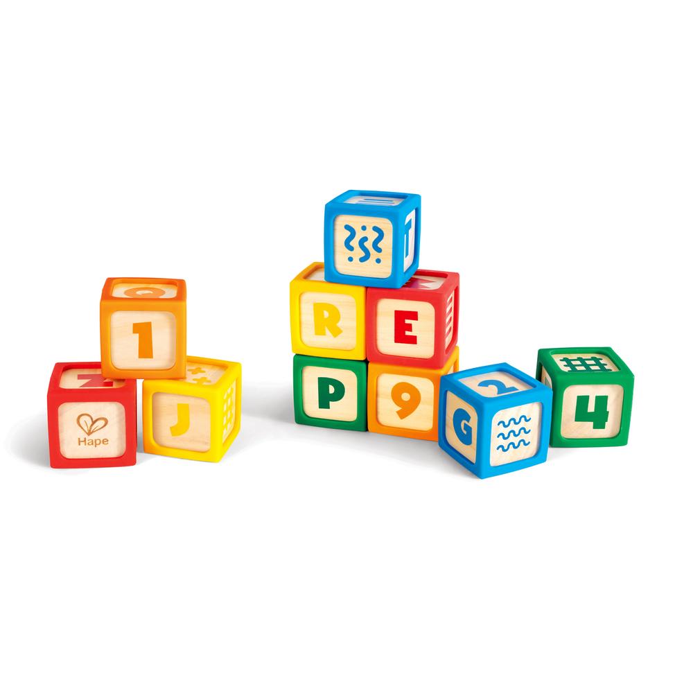 Hape Grip-n-Stack Silicone & Wood Blocks_1