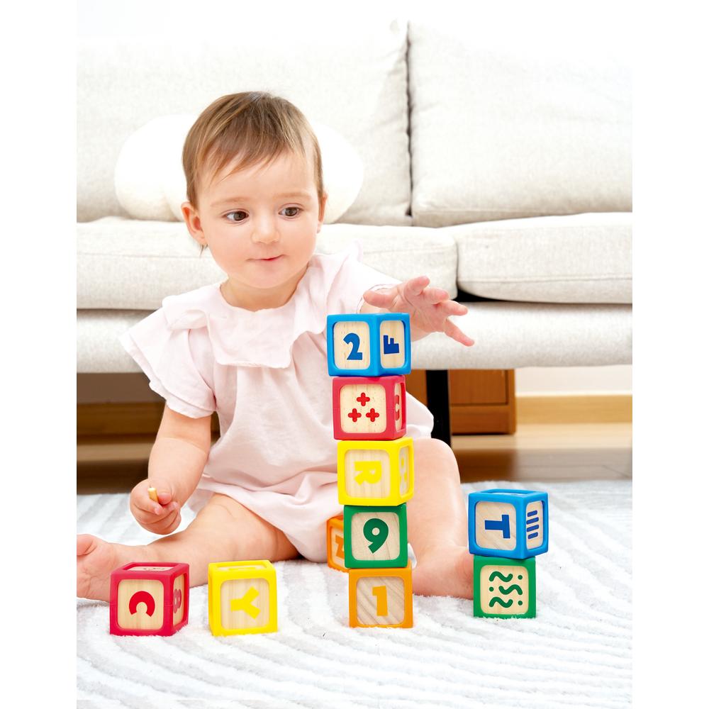 Hape Grip-n-Stack Silicone & Wood Blocks_2