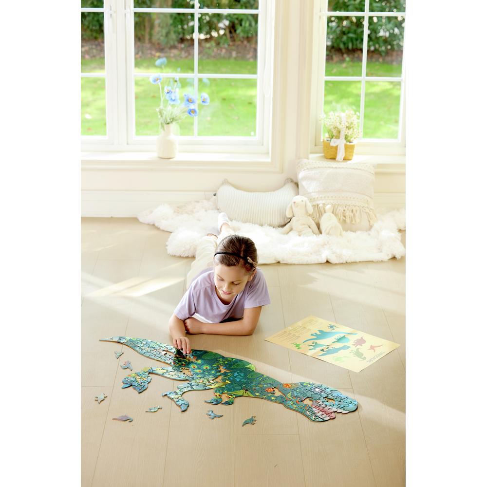 Hape Dinosaur Shimmer Floor Puzzle_1