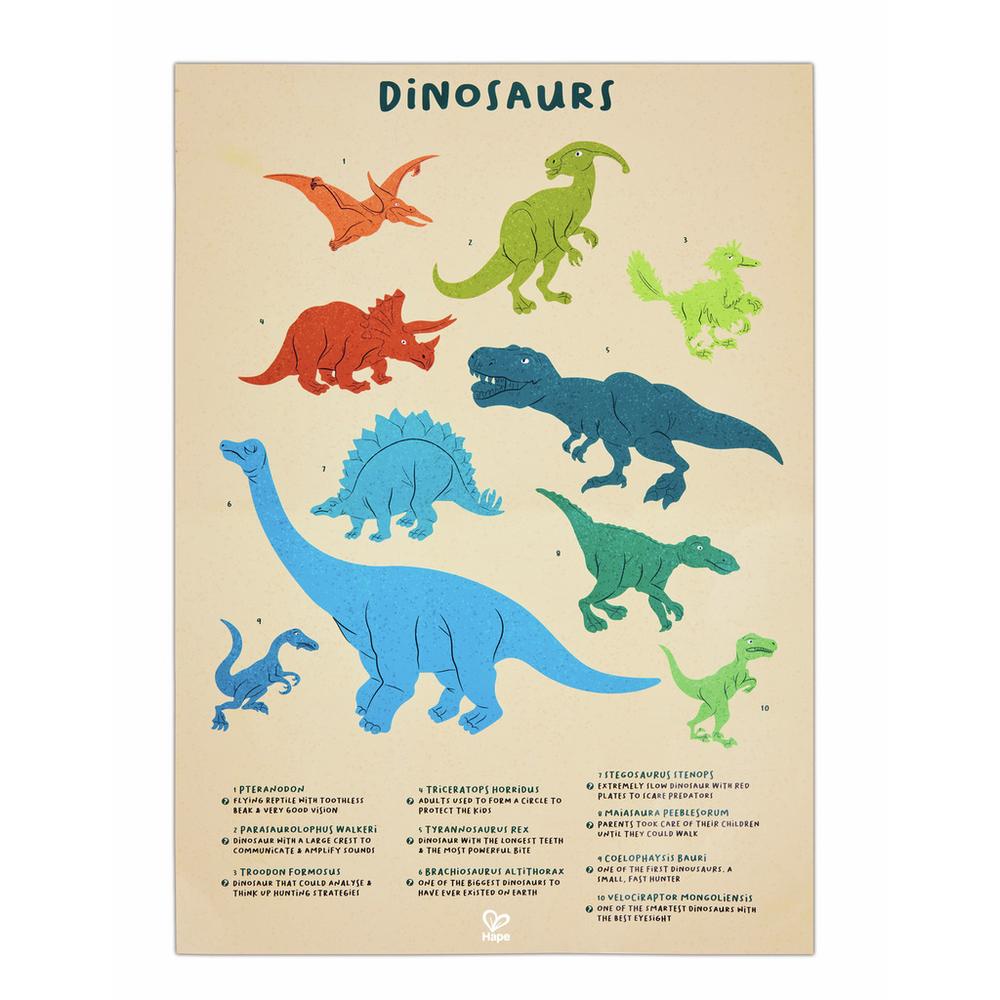 Hape Dinosaur Shimmer Floor Puzzle_2