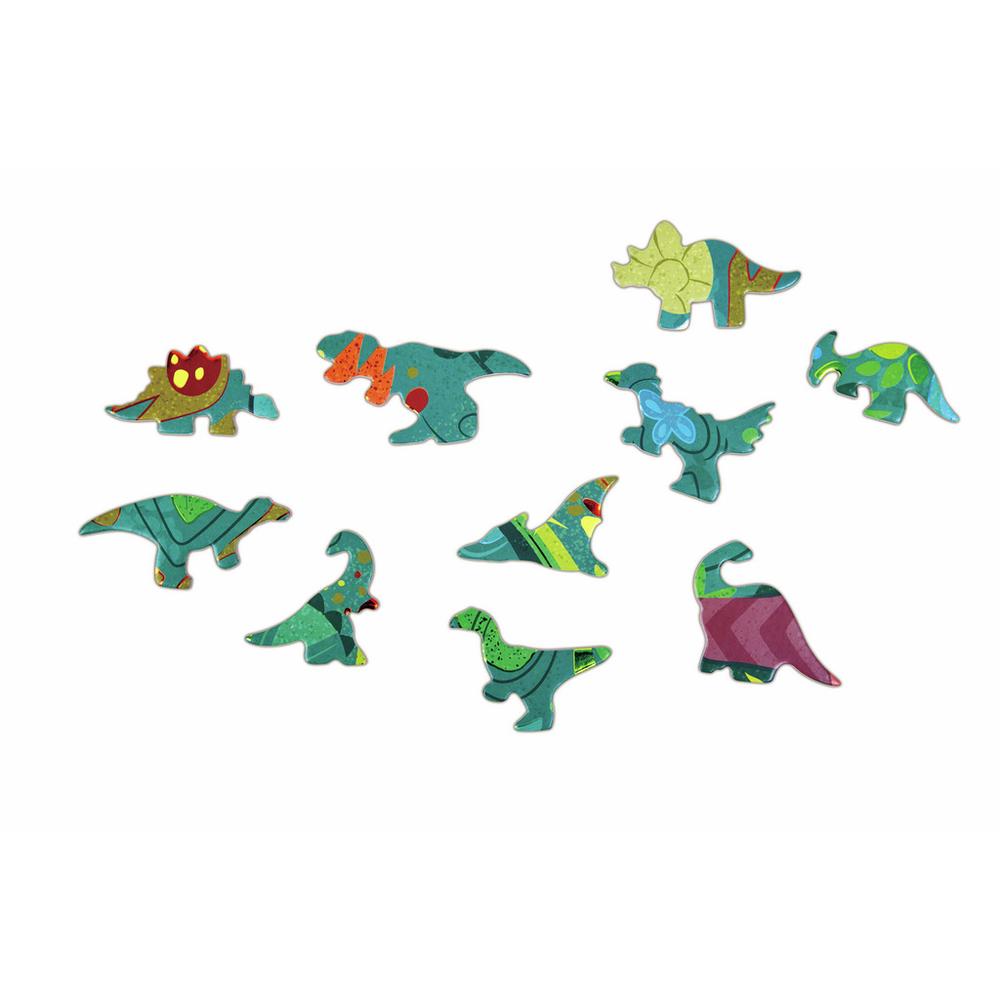 Hape Dinosaur Shimmer Floor Puzzle_4