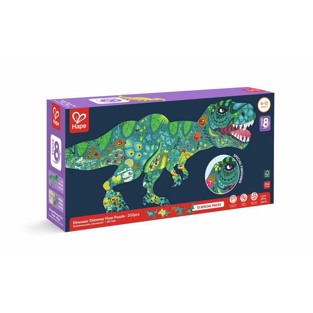 Hape Dinosaur Shimmer Floor Puzzle_5