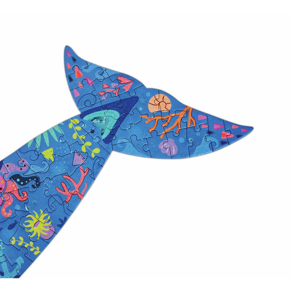 Hape Humpback Whale Shimmer Floor Puzzle_2
