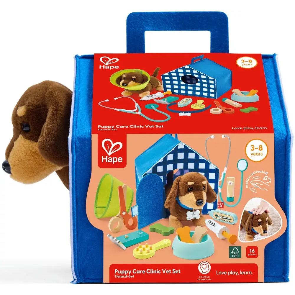 Hape Puppy Care Clinic Vet Set_4