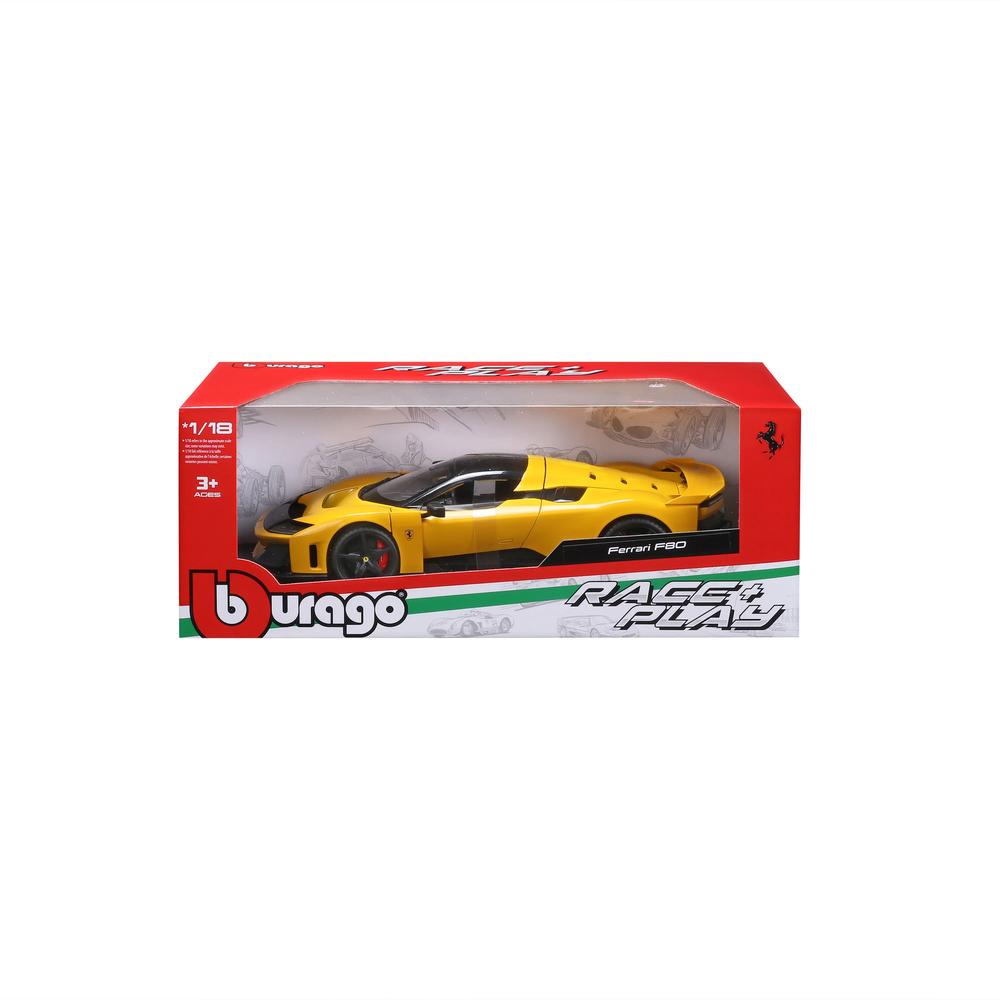 1:18 Ferrari Race & Play F80 Yellow_1