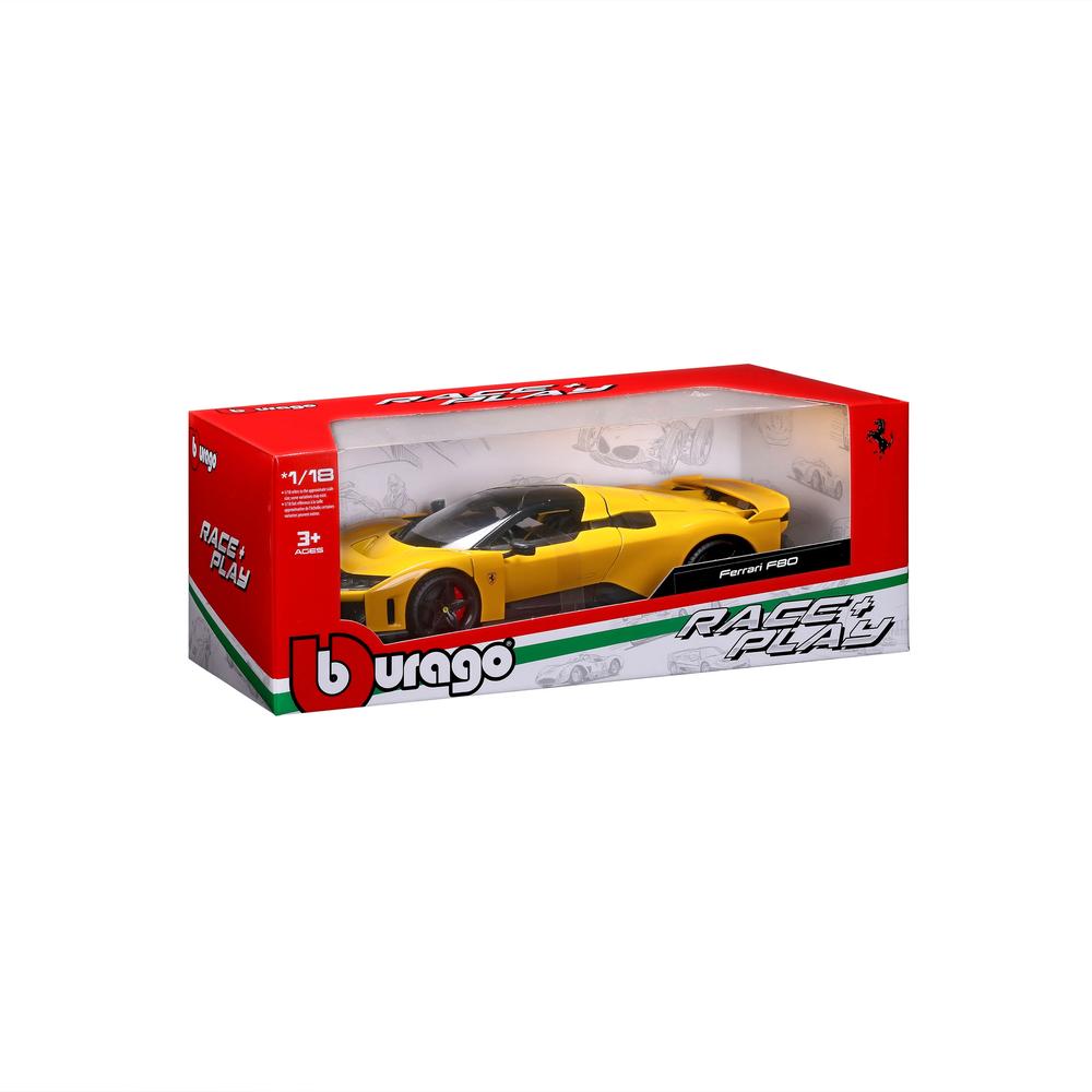 1:18 Ferrari Race & Play F80 Yellow_6
