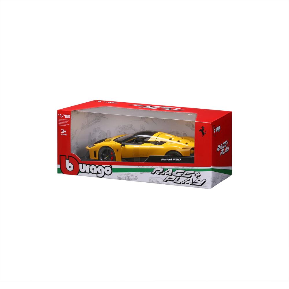 1:18 Ferrari Race & Play F80 Yellow_7