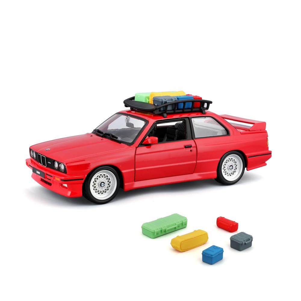 1:24 BMW 3 Series M3 Eurotrek With Roof Rack Red