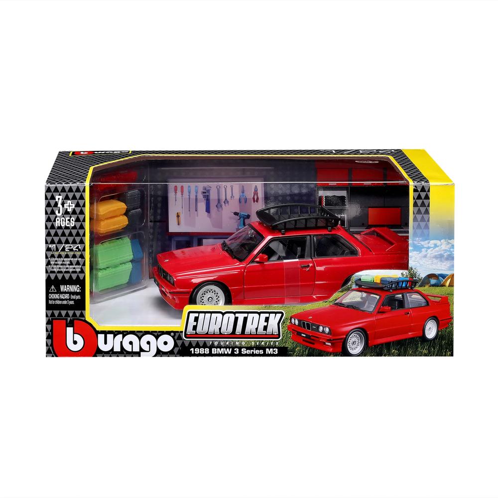 1:24 BMW 3 Series M3 Eurotrek With Roof Rack Red_1