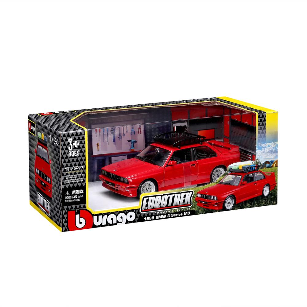 1:24 BMW 3 Series M3 Eurotrek With Roof Rack Red_7