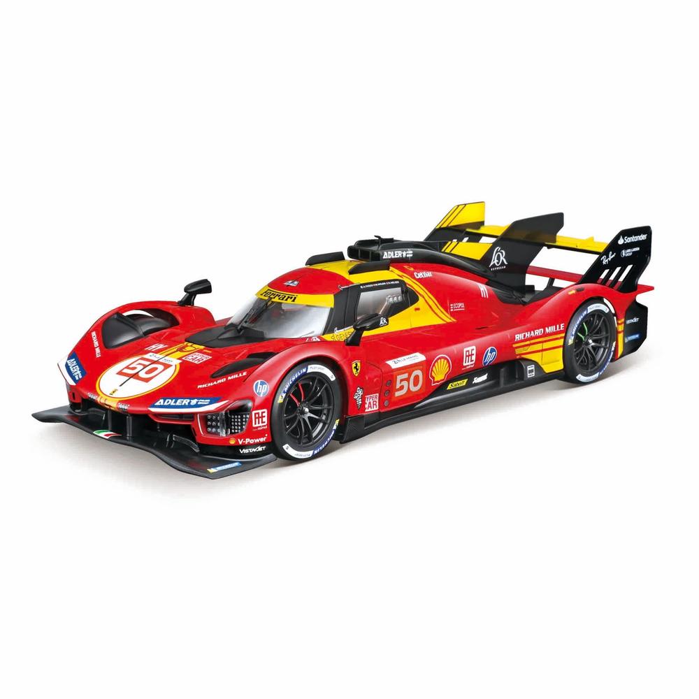1:24 Ferrari Racing Kit 499P 24H Le Mans Hypercar Champion 2024 AF Corse #50 With Stand