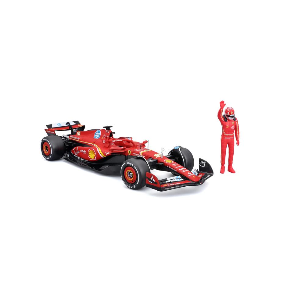 1:24 F1 Ferrari SF-24 2024 With Driver Figure Leclerc_1