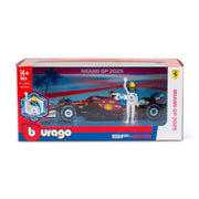 1:24 F1 Ferrari SF-25 2025 With Driver Figure Hamilton Miami GP