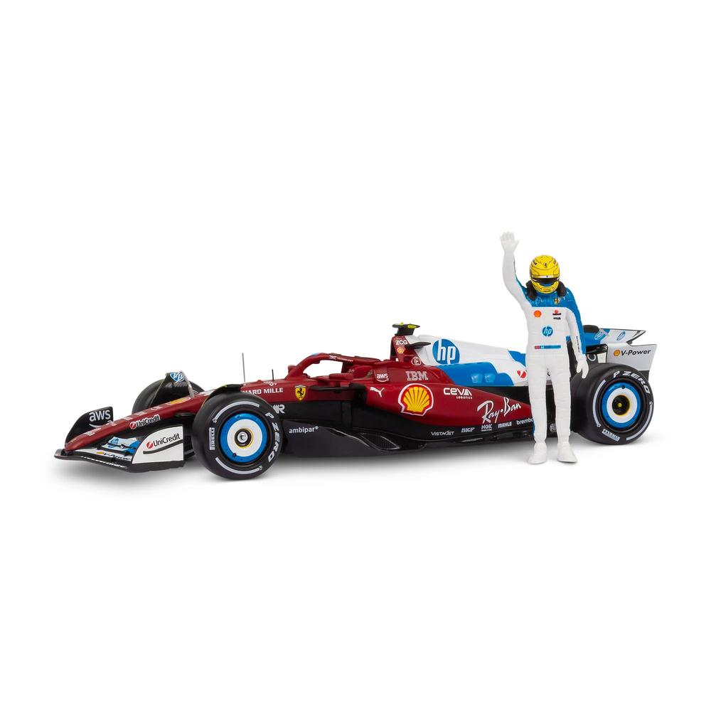 1:24 F1 Ferrari SF-25 2025 With Driver Figure Hamilton Miami GP_1