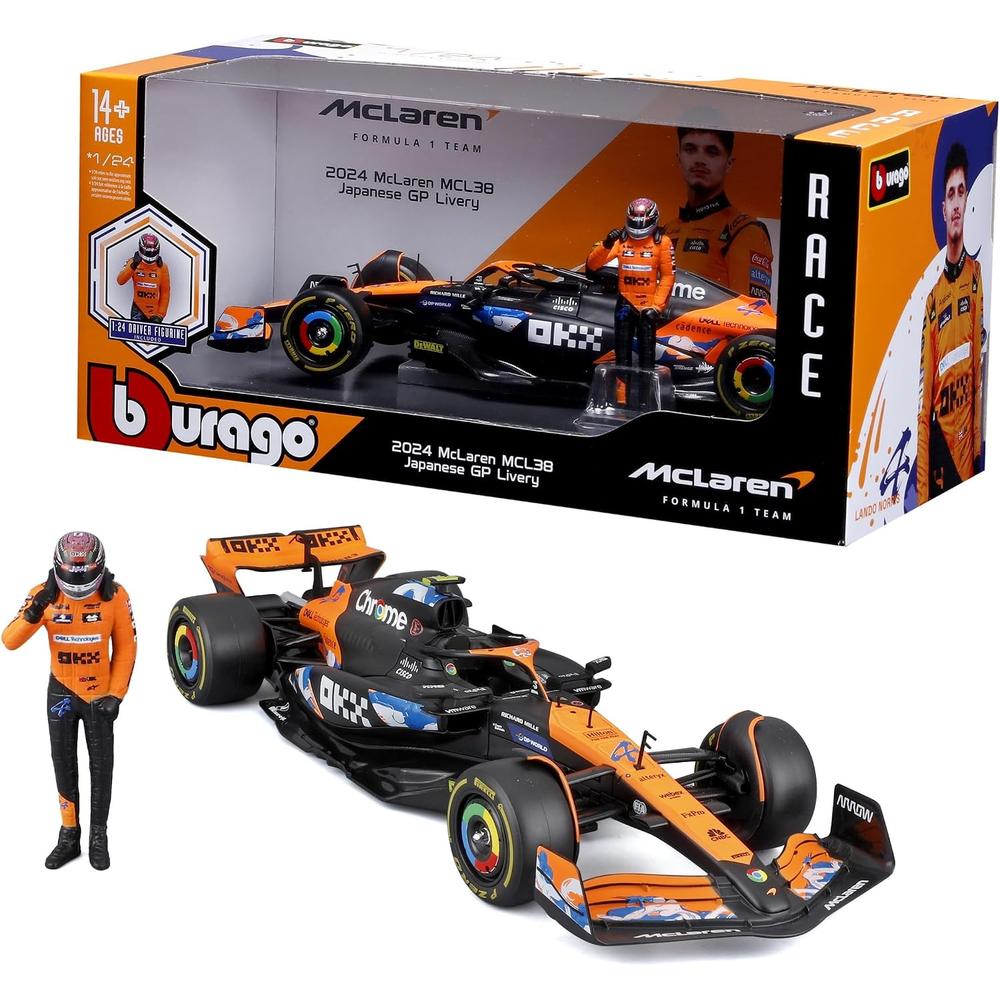 1:24 F1 Mclaren MCL38 2024 Japan GP With Driver Figure Norris_8