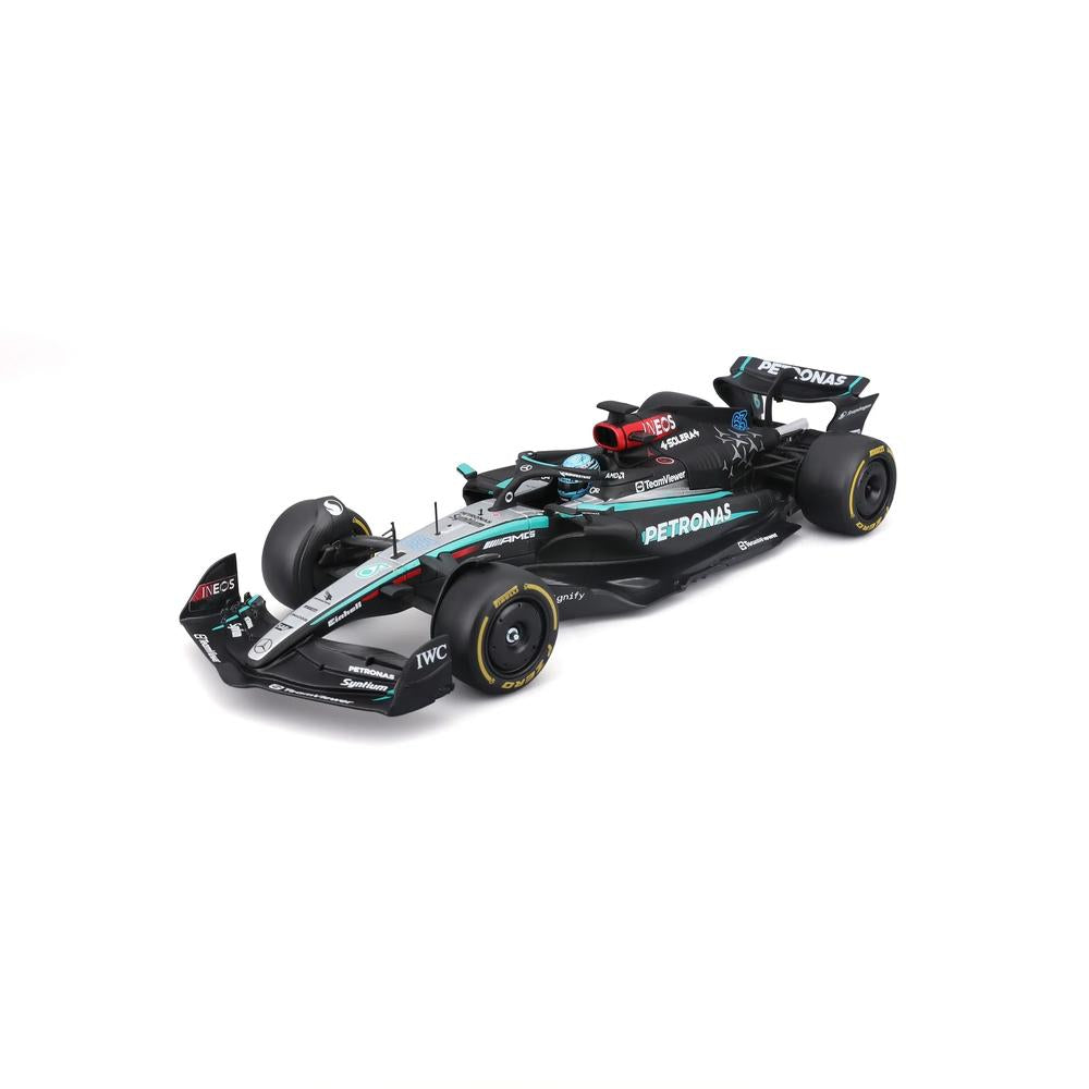 1:24 F1 Mercedes AMG W15 2024 With Helmet Russell_1
