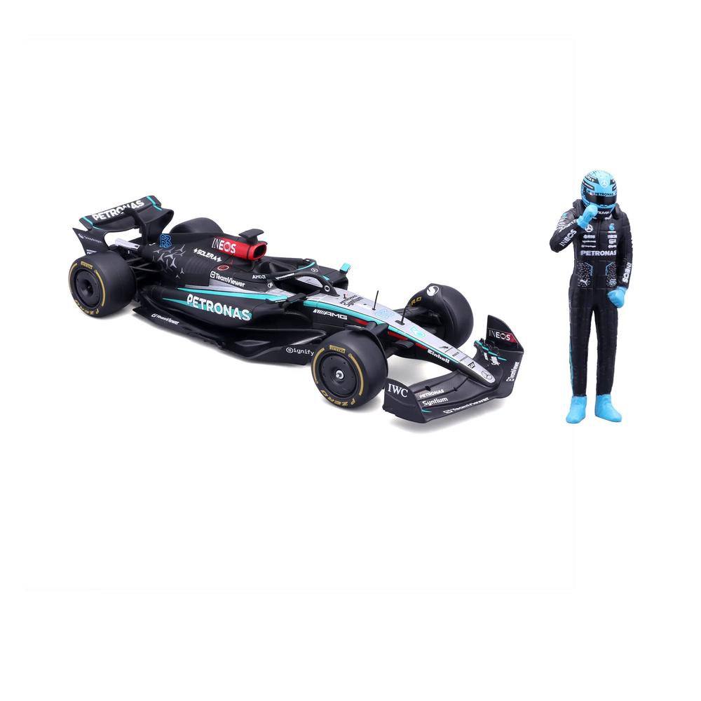 1:24 F1 Mercedes AMG W15 2024 With Driver Figure Russell_1