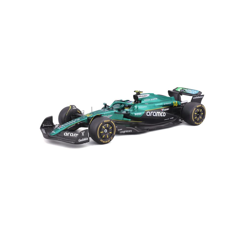 1:24 F1 Aston Martin AMR25 With Helmet Alonso_7