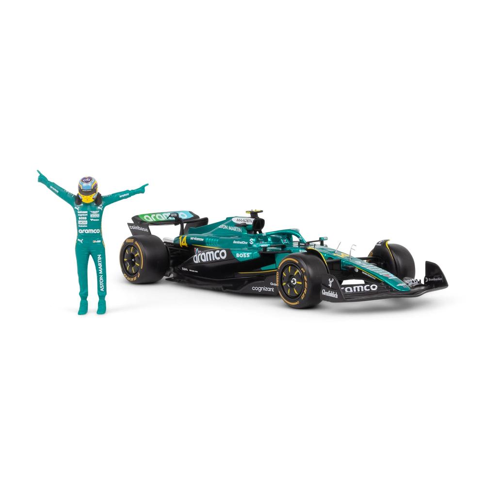 1:24 F1 Aston Martin AMR25 With Driver Figure Alonso_2
