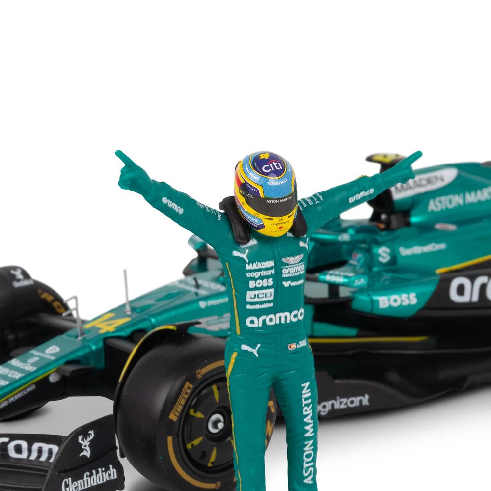 1:24 F1 Aston Martin AMR25 With Driver Figure Alonso_3