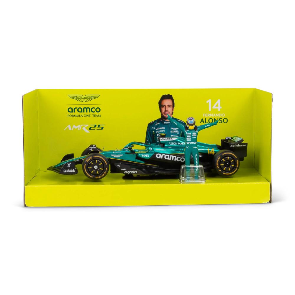 1:24 F1 Aston Martin AMR25 With Driver Figure Alonso_4