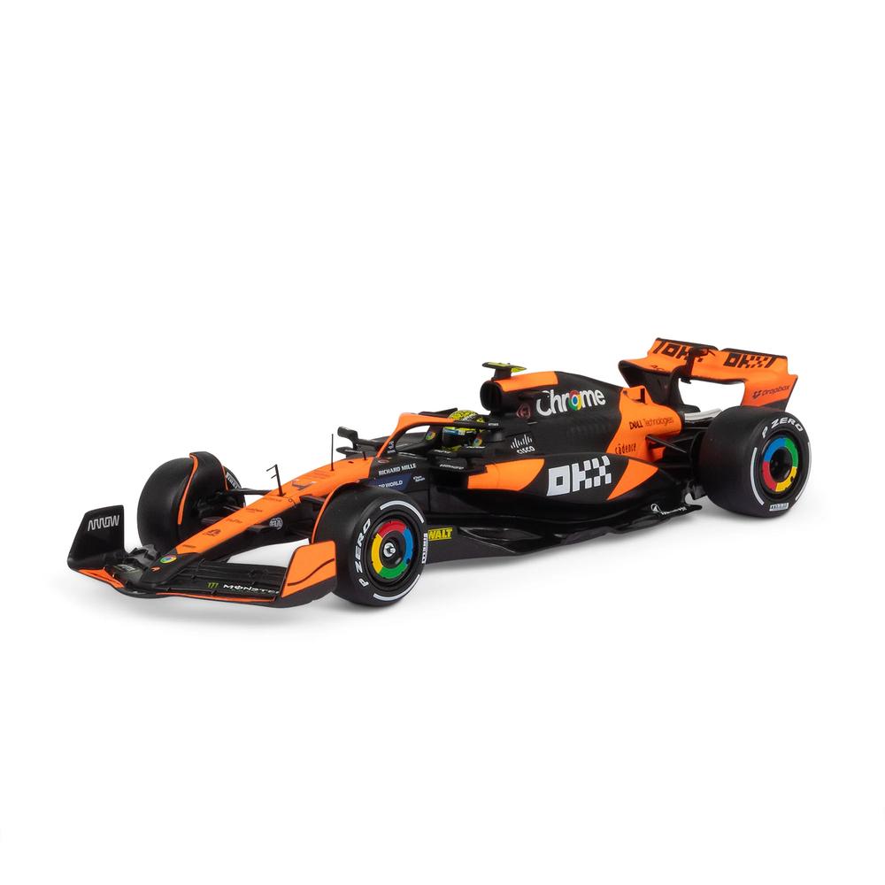 1:24 F1 Mclaren Toy Tyre Changing Racing Car (2024) Norris Playset_3