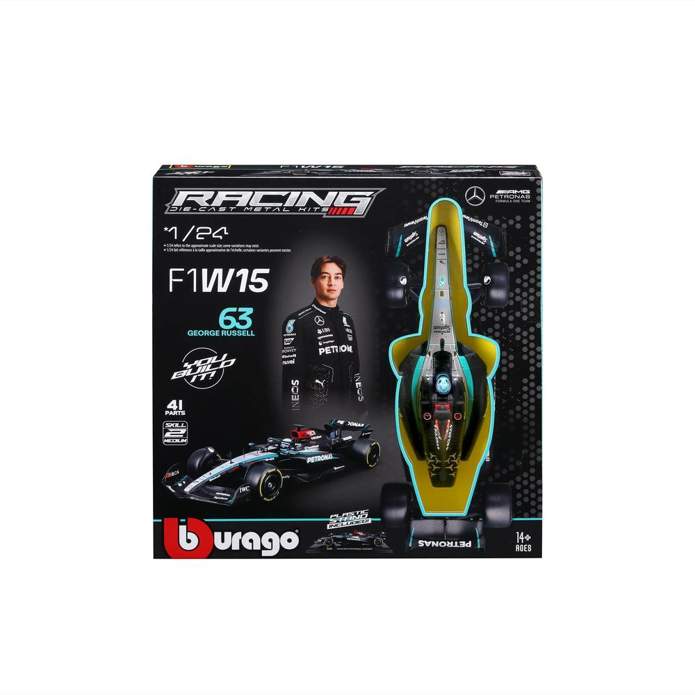 1:24 F1 Mercedes AMG W15 2024 Model Kit Russell