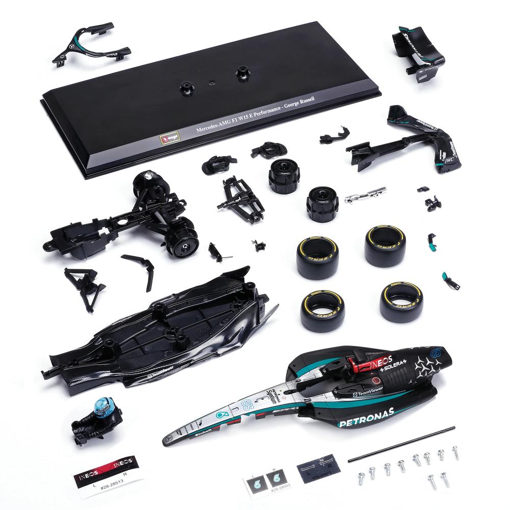 1:24 F1 Mercedes AMG W15 2024 Model Kit Russell_1